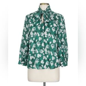 Floral Green Women's Top